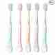 Lotus Double-Side Desiged Tongue Scraper, Ultra-soft Tongue Brush Tongue Cleaner (5 PACK)