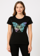 women s Printed T-shirt multicolours (size-M)