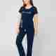  Women's Printed Pajama Set - 
