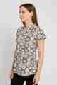 Women's Multicolour Printed Short Sleeve Kurti