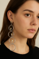 Elegant Silver Charm Bangles with Pendant