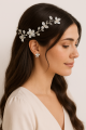 Golden Butterfly Hair Chain - Delicate Elegance Accessory