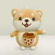  Adorable Shiba Inu Plush Toy with Cute Beverage Pockets