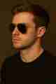 PLUM GLASS UV400 Aviator Sunglasses with Dark Green Lens – Classic Black & golden Metal Frame