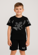 Boys’ Multicolours Snake Print T-Shirt & Shorts Set – Stylish & Comfy Casual Wear