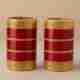 Traditional Red and Golden Wedding Bangles - Punjabi Bridal Chura