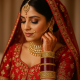 Auspicious Red and Gold Bridal Bangle Set - A Punjabi Wedding Tradition ( Size 2.6 )