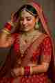  Elegant Maroon and Gold Bridal Bangle Sets with Stone Accents