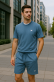 Men & Women Sky Blue Co-ord Set – Urban Street Style Comfort Wear