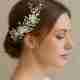 Floral Pearl Hair Comb - Elegant Bridal Accessory