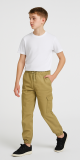 Boy's  Cargo Pants: Comfortable, Durable, and Practical with Multiple Pockets, Adjustable Drawstring Waist, and Elasticated Ankle Cuffs for Everyday Style and Play.