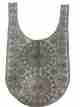 Paushak Boutique Golden Sequence & Jari Embroidery Round Neck Stiching Patch 