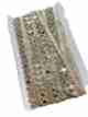  Real Mirror Gold Lace 9 Mtr for Dresses, Sarees, Suits, Blouses, Dupattas, Bags, Art & Craft