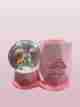 Romantic Couple Snow Globe with Multipurpose Holder – Cute Pink Décor