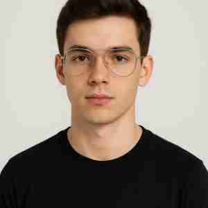 Retro Round Metal Glasses