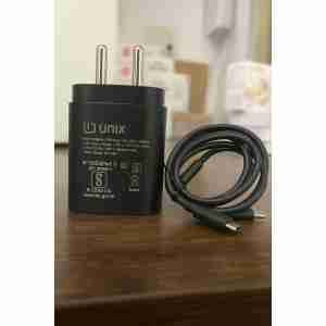 UNIX 20W PD Fast Charger with USB-C Cable  ( 6 month warrenty )