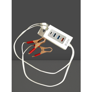 UNIX 20W PD Multi-Port Car Battery Charger with Jumper Cables  ( 6 month warrenty )