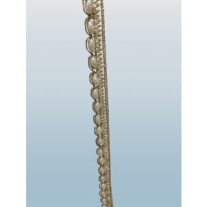 EmbroideryMaterial Shiny Zari Laces and Borders Material for Saree Border, Suit, Kurta, Dupatta, Blouse, Gown & Lehenga 