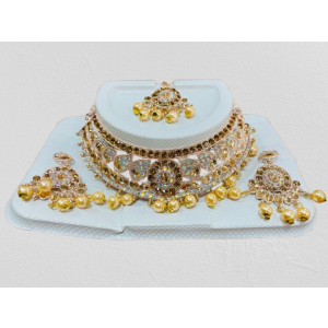 Vibrant Multicolored Bead and Stone Necklace Set