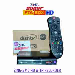 Zing Dish TV-d2h 5710 HD Box with 2 Years Free Pack buy online 